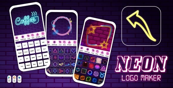 Neon Logo Maker Logo Creator Graphic Design Logo Templates Photo Editor Text editing