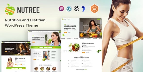 Nutree Diet Nutrition Health Center WordPress Theme