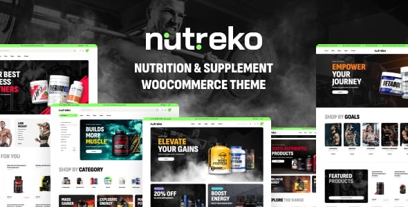 Nutreko Nutrition Supplement WooCommerce Theme