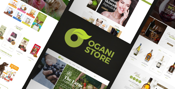 Ogani Organic Food Pet Alcohol Cosmetics Responsive Opencart Theme