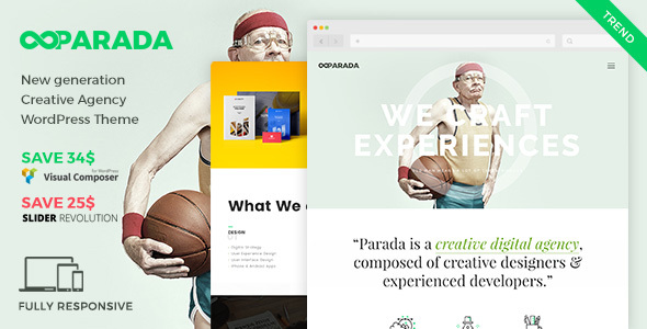 Parada Creative Agency WordPress Theme