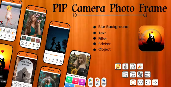 PIP Camera Frames Photo Editor Amazing Effects Photo PIP PIP Camera Collage Maker PIP Effect