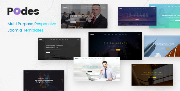 Podes Multi purpose Responsive Joomla Template