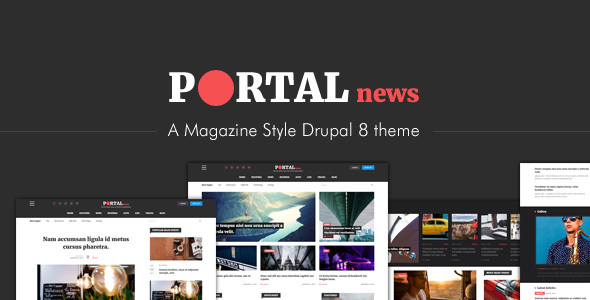 Portal News Multi purpose Magazine Style Drupal