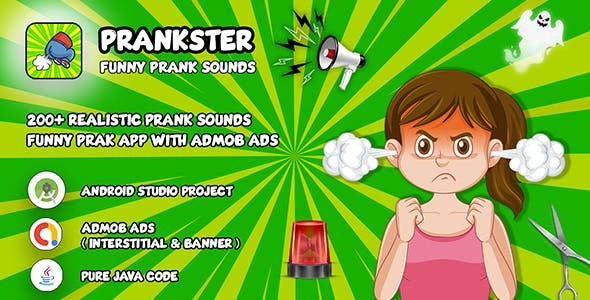 Prankster Funny prank sounds Air horn Fart Hair clipper sounds