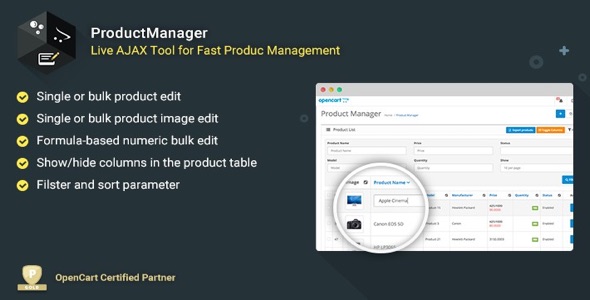 ProductManager Fast Bulk Product Management Tool 1