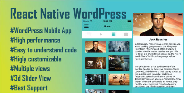 React Native WordPress Mobile App