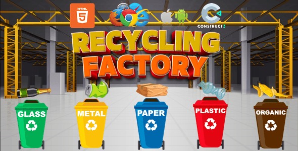 Recycling Factory HTML5Mobile Game Construct 3 C3p