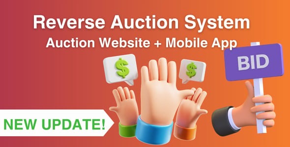 Reverse Auction Bidding Platform Complete Auction Software for Your Auction Business