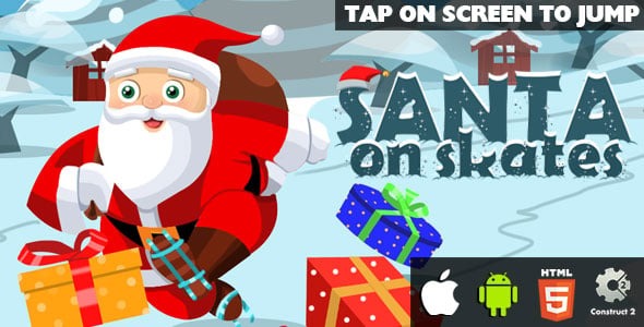 Santa On Skates HTML5 Game CAPX