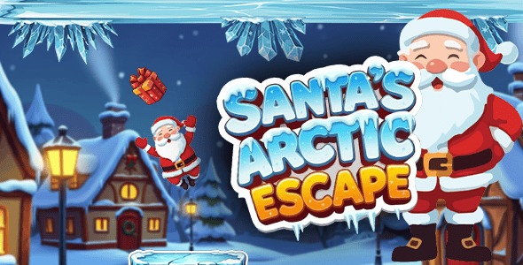 Santas Arctice scape Construct 3 Game HTML5 AdMob C3P