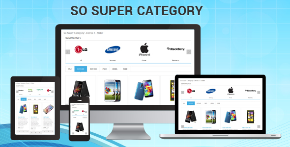 So Super Category Responsive OpenCart Module