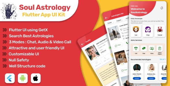 SoulAstrology Astrology App Online Chat Astrologers iOSAndroid App Template