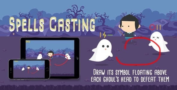 Spells Casting HTML5 Game