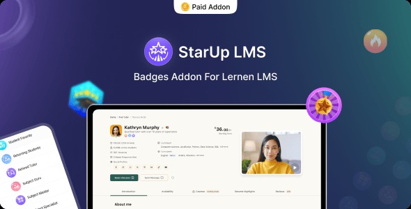 StarUp LMS Badges Addon for Lernen LMS