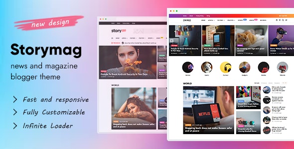 Story Mag News Magazine Blogger Theme