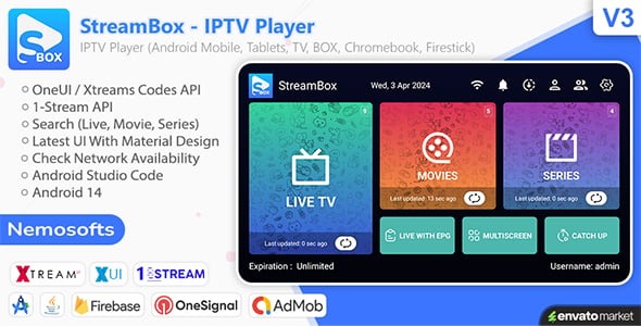 StreamBox IPTV Player