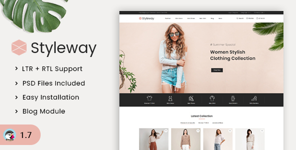 Styleway Trendy Online Fashion Prestashop 1.7 Responsive Theme