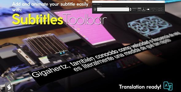 Subtitles Toolbar