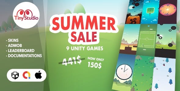 SUMMER SALE 9 Unity games