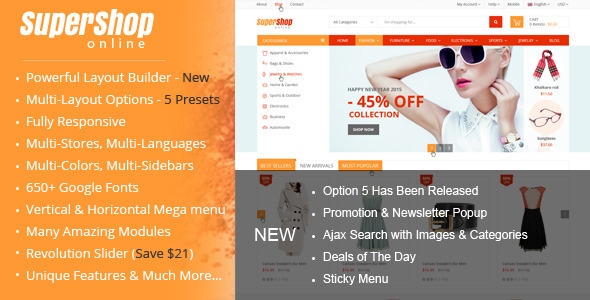 SuperShop v2.5.6.2 Multi Purpose Responsive Prestashop Theme