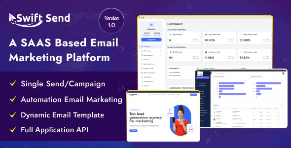 Swift Send A SAAS Based Email Marketing Platform