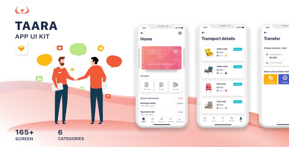Taara Mobile Application UI Kit