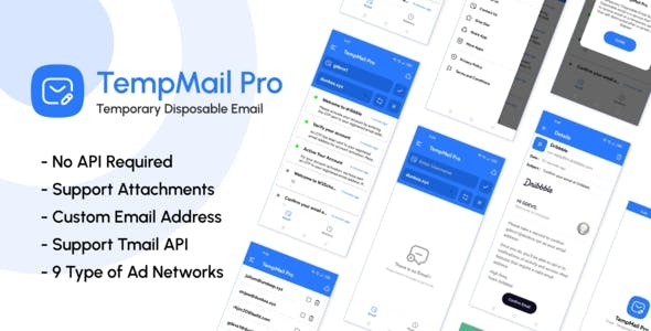 TempMail Pro Temporary Disposable Email Address Tmail API