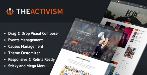 The Activism Political Activism WordPress Theme