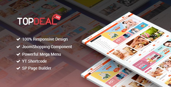 TopDeal Responsive Multipurpose Deal eCommerce Joomla Template 1