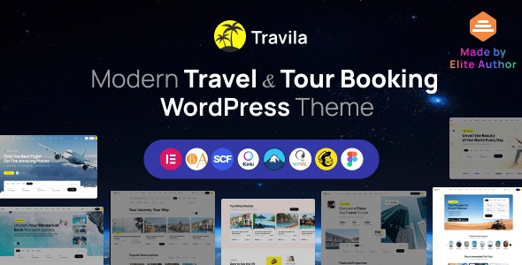 Travila Travel Booking WordPress Theme