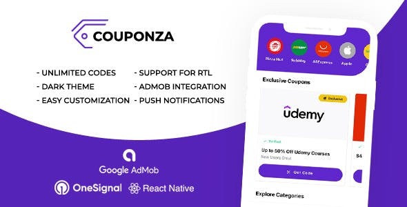 Ultimate Discounts Coupons Couponza Mobile React Native