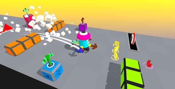 Unity Game Template Digger Merge Master