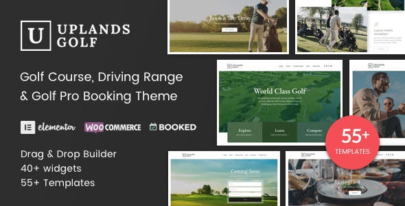 Uplands Golf Course WordPress Theme