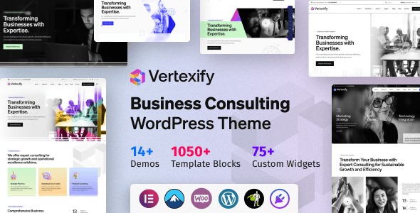 Vertexify Business Consulting WordPress Theme