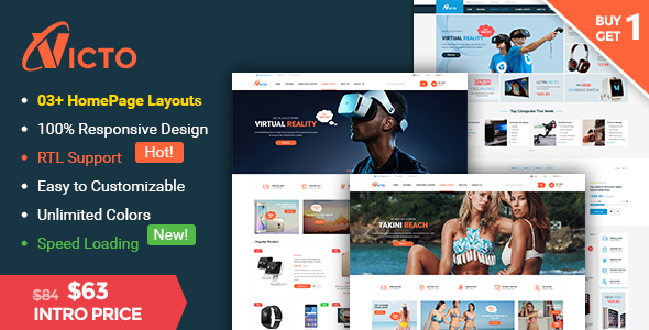 Victo Ultimate Responsive Magento 2.1 Theme