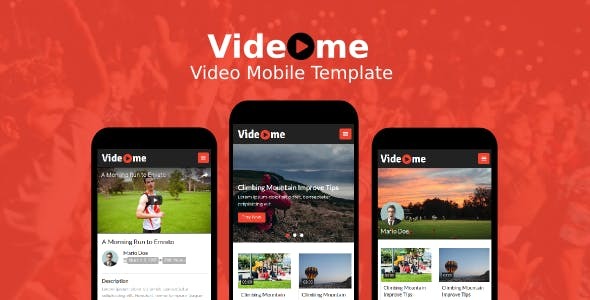 Videome Video Mobile Template