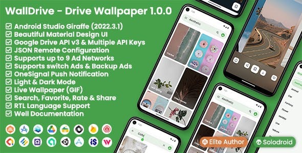 WallDrive Drive Wallpaper App Google Drive API v3