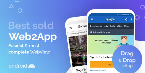 Web2App Quickest Feature Rich Android Webview