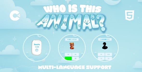 Who is this Animal HTML5 Educational Game Construct 3