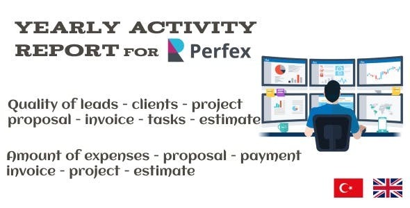 Yearly Activity For Perfex CRM