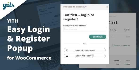 YITH Easy Login Register Popup for WooCommerce