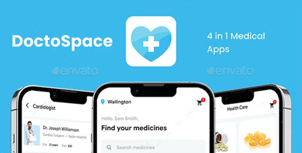 8 App Template Doctor Appointment Booking App Nearby Doctor App Medicine Delivery App DoctoSpace