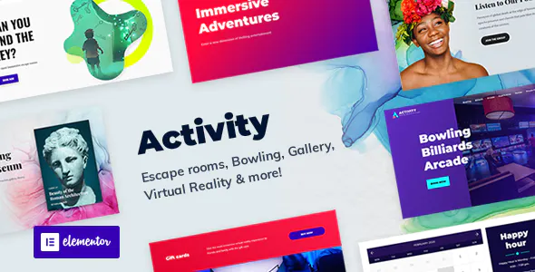 Activity Booking WordPress Theme