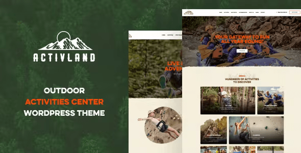 Activland Outdoor Activities WordPress Theme