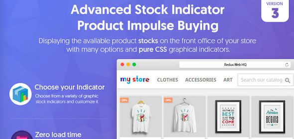 Advanced Stock Indicator Product Impulse Buying Module