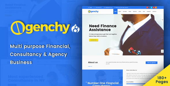 Agenchy Modern Multipurpose Drupal 8 Theme