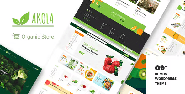 Akola Organic Food Store WordPress Theme