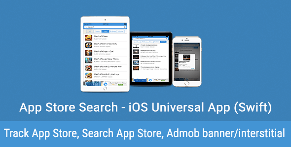 App Store Search iOS Universal App Swift