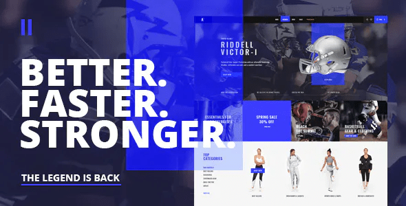 Athlete2 Strong Magento 2 Theme